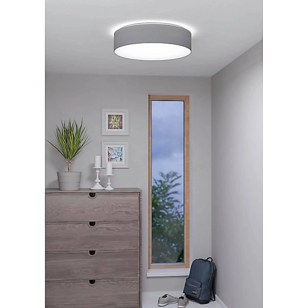 Eglo LED-Deckenleuchte Romao-Z Weiß Grau günstig online kaufen