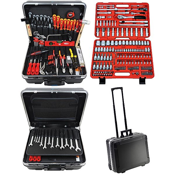 FAMEX Werkzeugset 604-18 - PROFESSIONAL, Alu-Werkzeugtrolley, günstig online kaufen