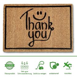 Amagohome Fußmatte Fußmatte Kokosmatte Fußabtreter Schmutzfangmatte günstig online kaufen