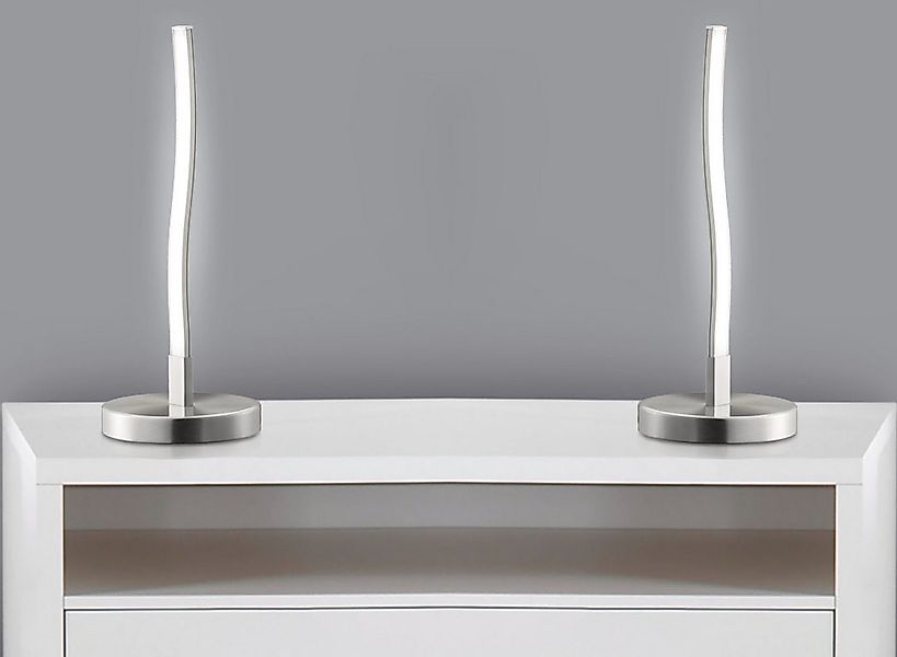 TRANGO LED Tischleuchte, 2er Pack 2017-91-2 Design LED Deko-Tischleuchte we günstig online kaufen