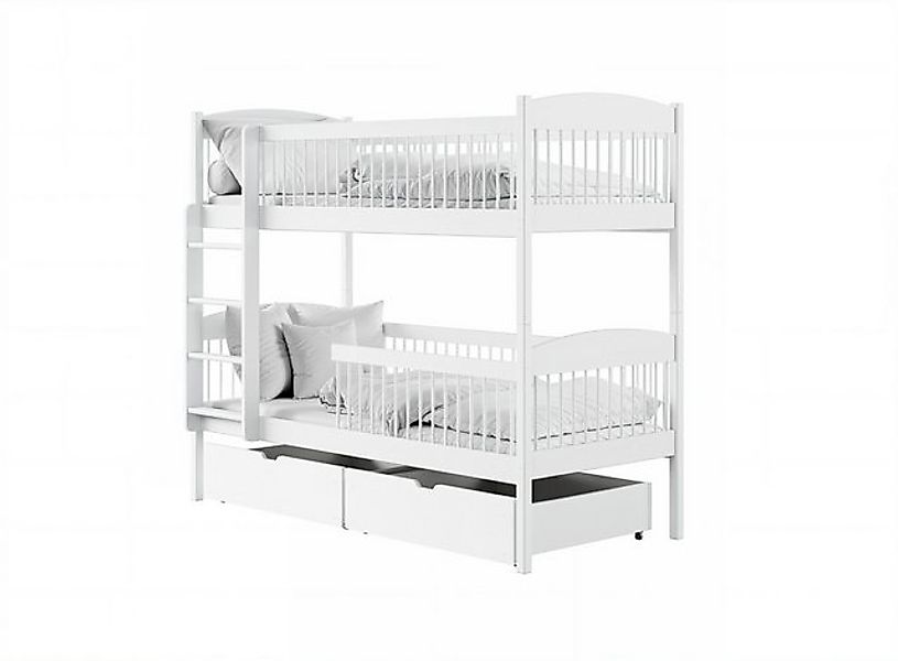 Kids Collective Kinderbett Hochbett Etagenbett 80x180, 90x190, 90x200 cm, m günstig online kaufen