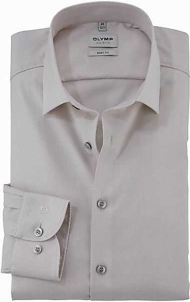 OLYMP Level 5 Hemd Structure Ecru - Größe 38 günstig online kaufen