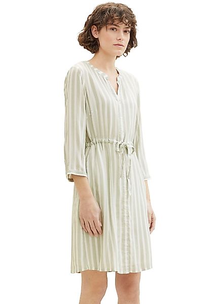 TOM TAILOR Hemdblusenkleid Sommerkleid mit Schnürung günstig online kaufen