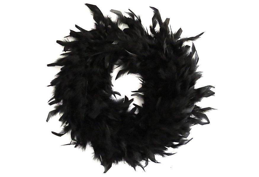 Exner GmbH Garten- & Wohnaccessoires Dekokranz Federkranz Deko Schwarz Häng günstig online kaufen