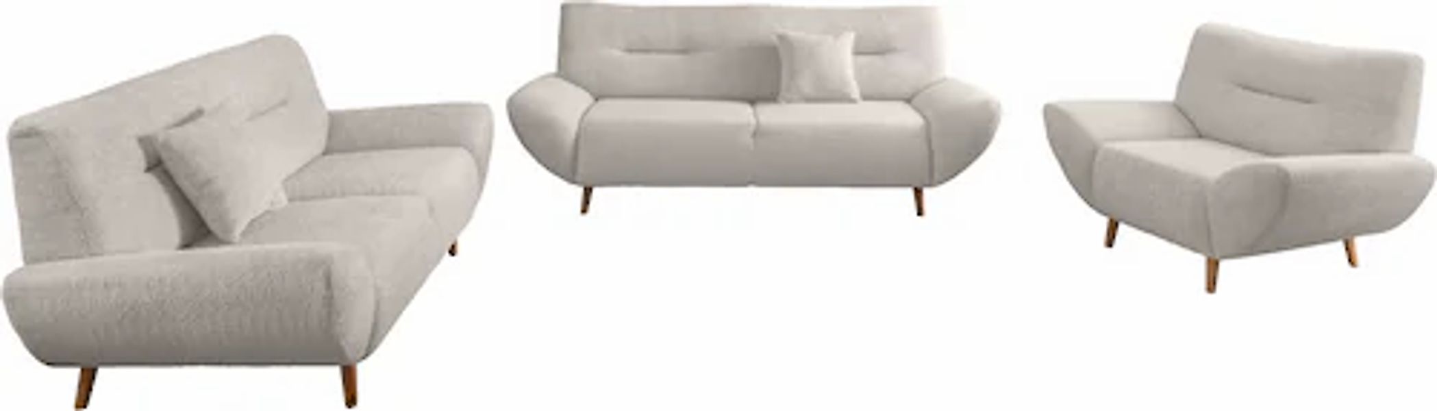 INOSIGN Polstergarnitur »DRAGO« 3 tlg. tlg. günstig online kaufen