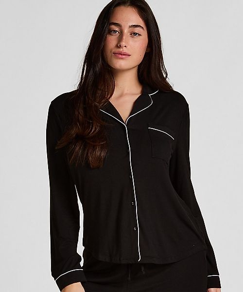 Hunkemöller Pyjama Essential Jersey Long-Sleeved Jacket günstig online kaufen