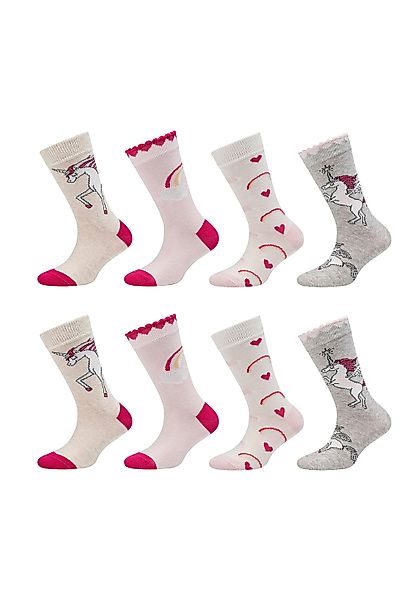 Camano Socken "Kindersocken ca-soft 8er Pack" 8er Pack Ohne drückenden Gumm günstig online kaufen