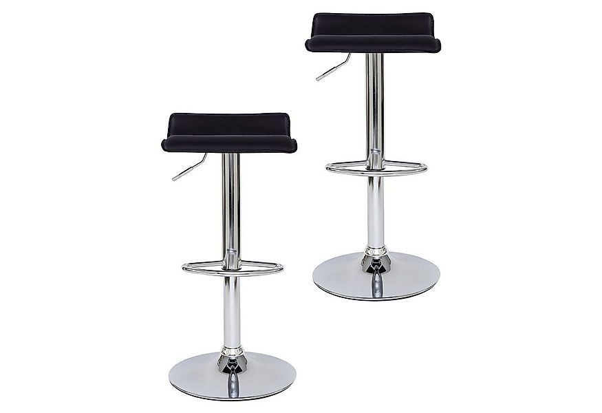 dibea Barhocker 2er Set, 360° drehbar bis 130 kg (2er Set), stufenlos höhen günstig online kaufen