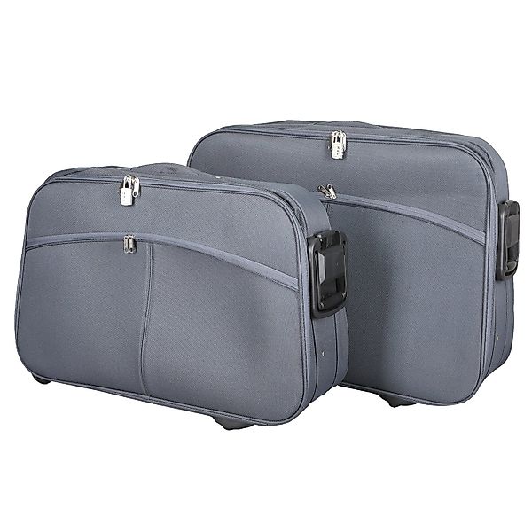 Home4Living Weichgepäck-Trolley Reisekoffer Set 2-teilig Grau günstig online kaufen