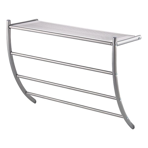 bremermann Handtuchhalter Handtuchhalter mit Regal 2in1, 3 Handtuchstangen, günstig online kaufen