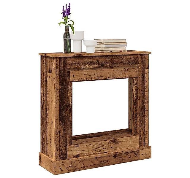 vidaXL Kaminumbauschrank Kaminumrandung Altholz-Optik 90x30x90 cm Holzwerks günstig online kaufen