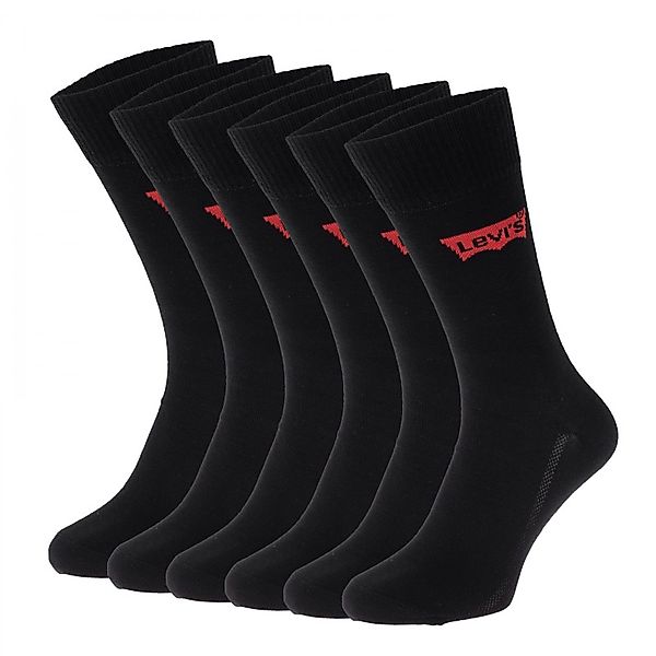 Levi's 6-er Set Socken Schwarz günstig online kaufen