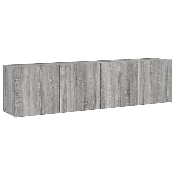 vidaXL TV-Wandschränke 2 Stk Grau Sonoma 80x30x41 cm 836963 günstig online kaufen