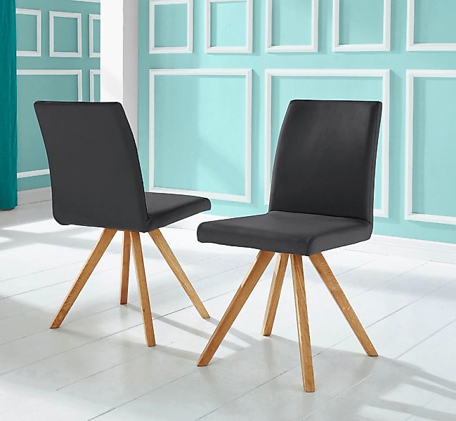 Home affaire Schalenstuhl "Rio" (Set) 2 Stk. Kunstleder Bezug in Kunstleder günstig online kaufen