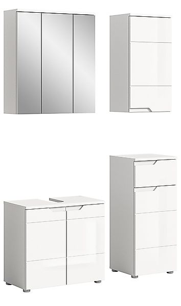 INOSIGN Badmöbel-Set »CAPRI, 4-teilig, mit eingefasster Griffmulde, bestehe günstig online kaufen
