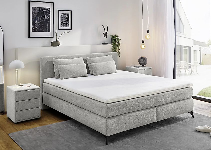 Jockenhöfer Gruppe Boxspringbett "Paulina, inkl. Topper und Kissen, Härtegr günstig online kaufen