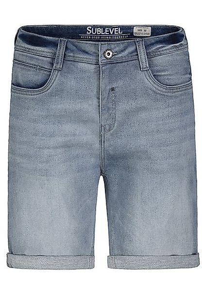 SUBLEVEL Jeansbermudas Herren Jeans Shorts kurze Hose 5 Pocket, Sommerhose, günstig online kaufen