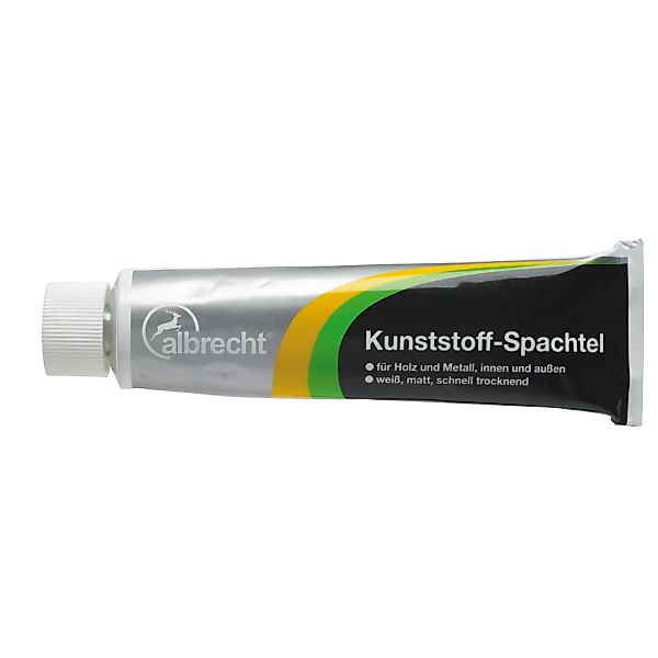 Albrecht Kunststoff-Spachtel Weiß 125 g günstig online kaufen