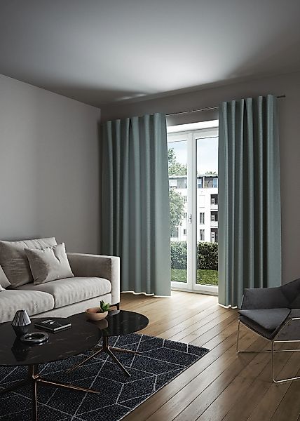 my home Vorhang "LONDON" verdeckte Schlaufen 1 Stk. tlg. Sicht- und Lichtsc günstig online kaufen