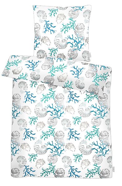 APELT Bettwäsche "Coral Gots" Korallen und Muscheln günstig online kaufen