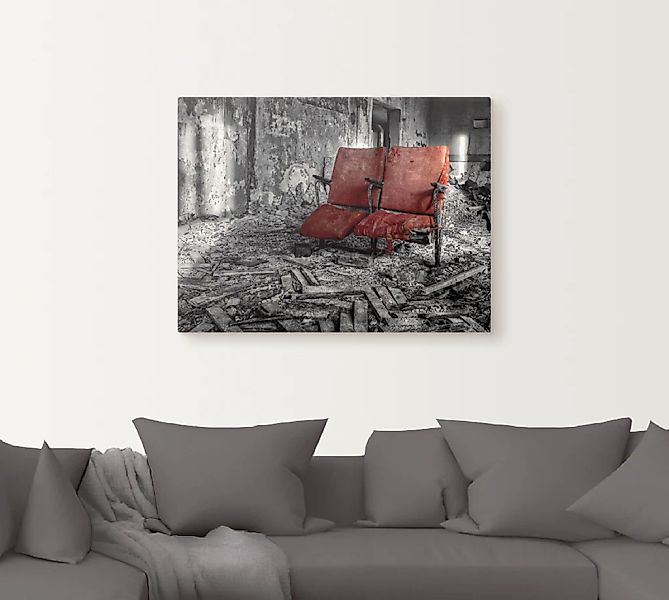 Artland Wandbild "Lost Place - Zusammen", Architektonische Elemente, (1 St. günstig online kaufen