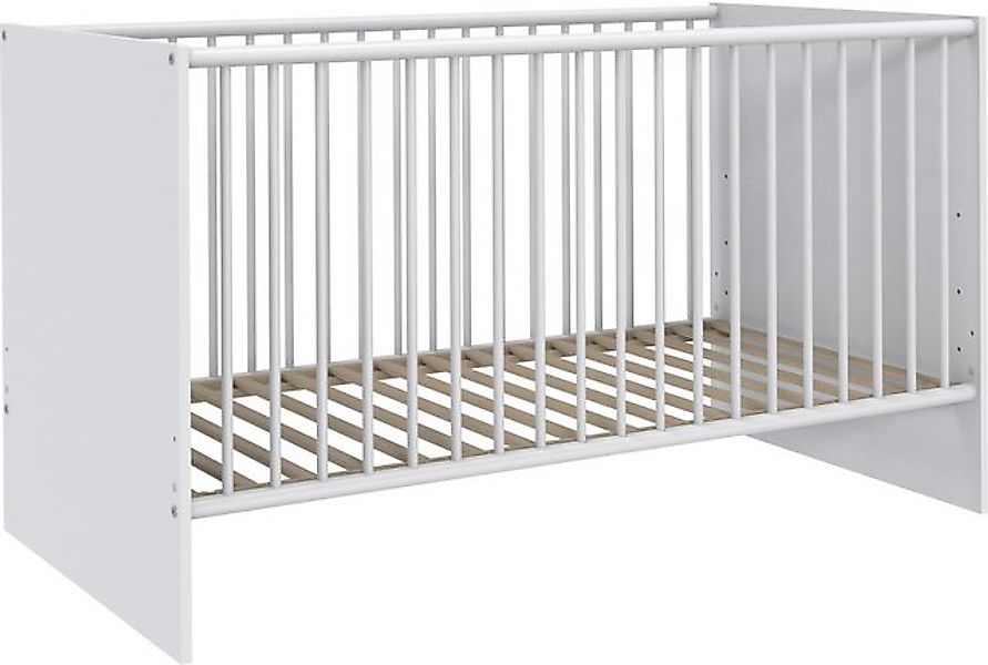 freiraum Babybett Gotland, inkl. Lattenrost, 3 Schlupfsprossen, Weiß - 75x8 günstig online kaufen