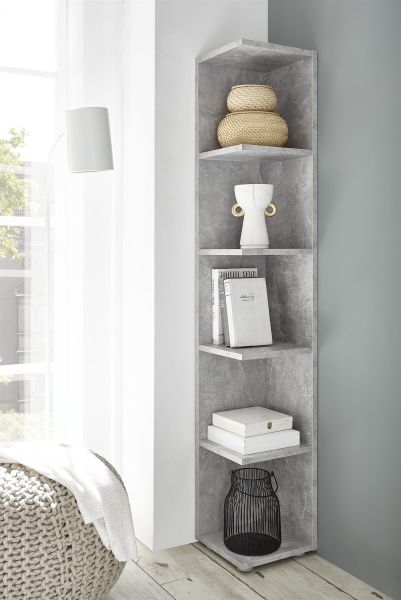 PREISBRECHER Eckregal Lasmos, 24 x 142 günstig online kaufen