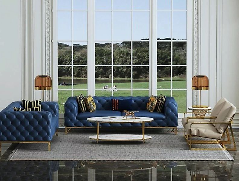 JVmoebel Sofa Kompletts Set Sofagarnitur 3 2 1 1 Sitzer Luxus Designer 4tlg günstig online kaufen