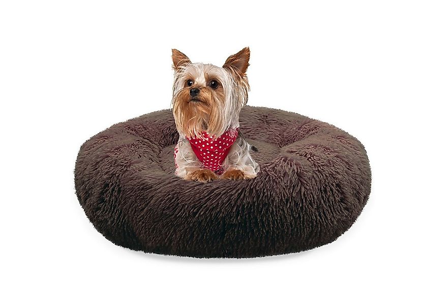 Bluzelle Tierbett Premium Hundebett Hundekissen Donut / Katzenbett Katzenki günstig online kaufen