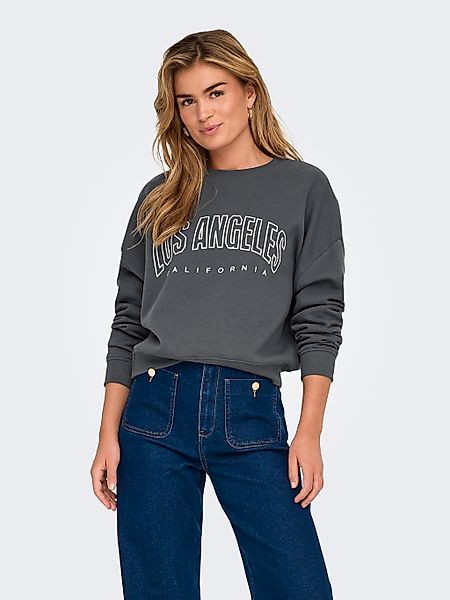 ONLY Sweatshirt ONLSWEAT L/S CREW OVERSIZE günstig online kaufen