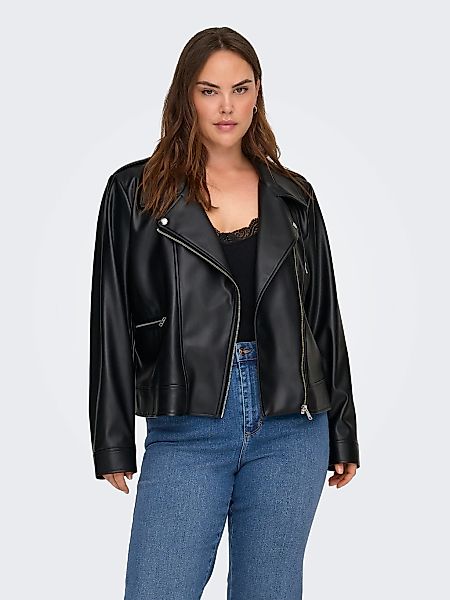 ONLY CARMAKOMA Lederjacke "CARCARMEN FAUX LEATHER BIKER OTW NOOS" günstig online kaufen