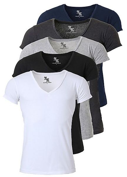 Young & Rich T-Shirt Herren Uni günstig online kaufen
