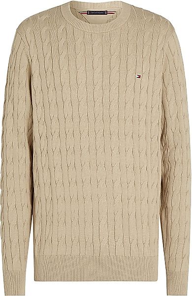 Tommy Hilfiger Pullover Cable Beige - Größe XXL günstig online kaufen
