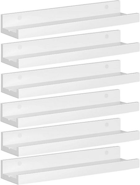 EUGAD Wandregal, 6-tlg., 6er Set, Schweberegal, Fotoleiste günstig online kaufen
