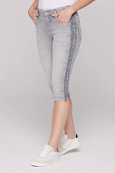 SOCCX Jeansshorts, mit Schlitz am Saum günstig online kaufen