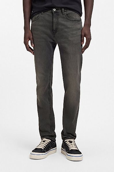 HUGO Blue Slim-fit-Jeans Ash mit Stone-washed-Finish günstig online kaufen