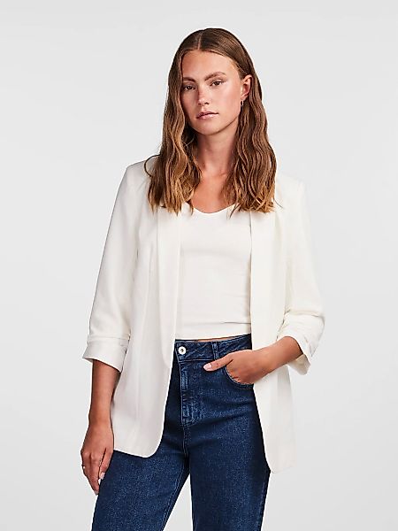 pieces Blusenblazer "PCBOSELLA 3/4 BLAZER NOOS" Materialmix, regular fit günstig online kaufen