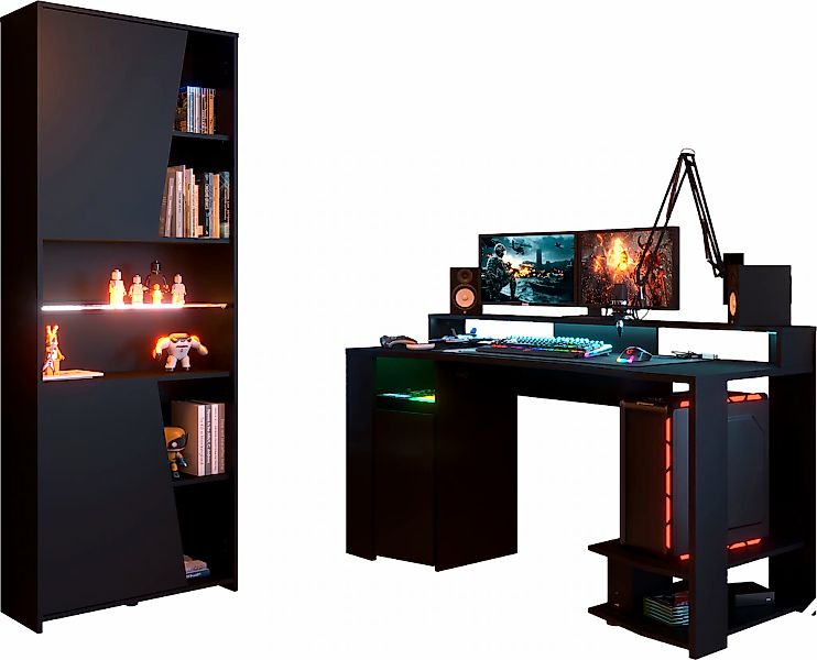 Parisot Jugendzimmer-Set "Gaming - Set" 2 Stk. tlg. Gaming-Set günstig online kaufen