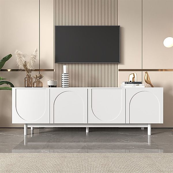 XDeer TV-Schrank Leichte Lowboard-TV-Möbel im Luxusstil, günstig online kaufen