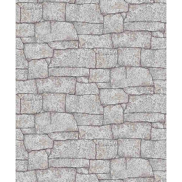 Erismann Vliestapete Quarry 10,05 m x 0,53 m Creme günstig online kaufen