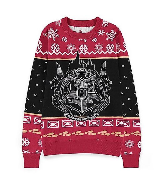 Harry Potter Weihnachtspullover Hogwarts Crest Christmas Sweater Strickpull günstig online kaufen