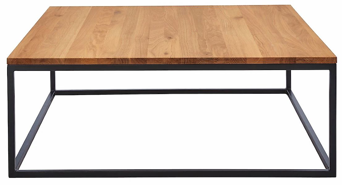 Home affaire Couchtisch "Voorst", aus massiver Eiche und Metallgestell günstig online kaufen