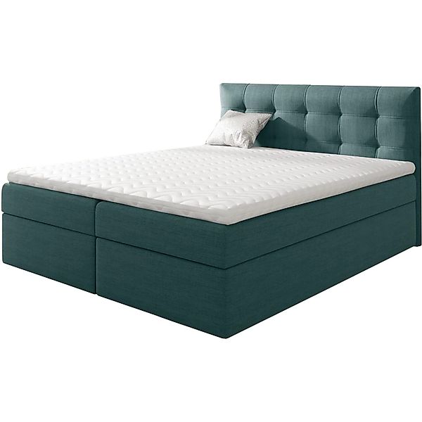 Beautysofa Boxspringbett TOPIQ mit Bettkasten (Bett günstig online kaufen