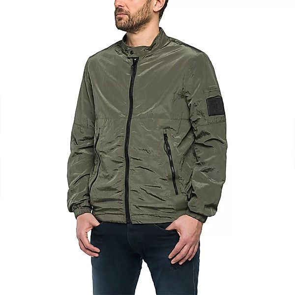 Replay Garment Dyed Crinckle Nylon Jacke 2XL Military günstig online kaufen
