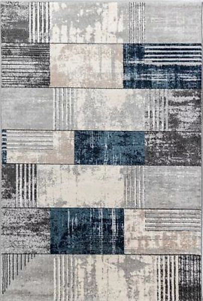 Carpetilla Designteppich Palmas Surreal Kurzfloor blau Gr. 120 x 170 günstig online kaufen