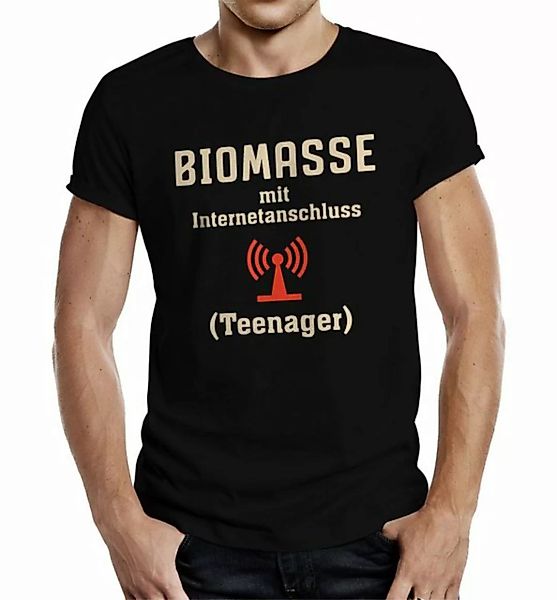RAHMENLOS® T-Shirt Geschenk für Teenager - Biomasse mit Internetanschluss günstig online kaufen