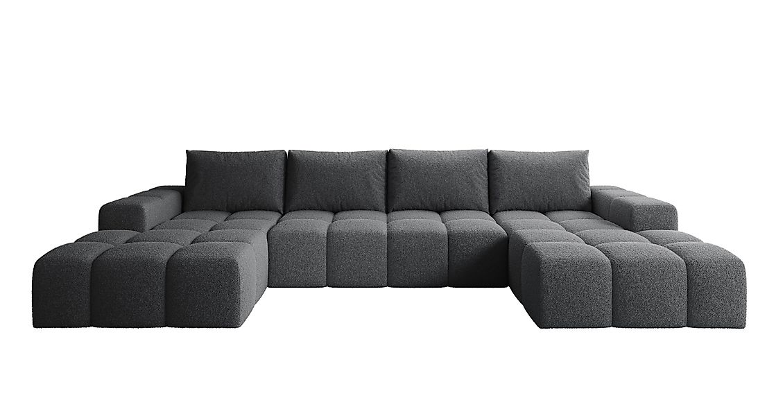 PROMETO Möbel Ecksofa Couch U-Form, Sofa günstig online kaufen