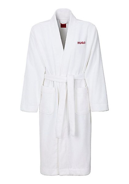 HUGO Bademantel Terry Gown, Midilänge, Baumwolle, mit Bindegürtel günstig online kaufen