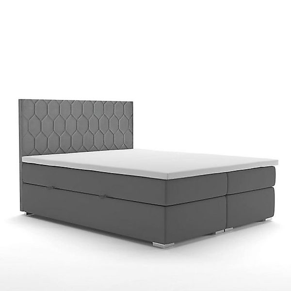 JVmoebel Bett Boxspring Bett Hotel Doppel 180x200cm Luxus Betten Polster Fu günstig online kaufen