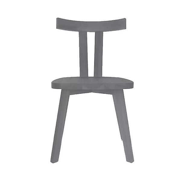Gervasoni - Gray 23 Stuhl - eiche grau/lackiert/BxHxT 49x80x47cm günstig online kaufen